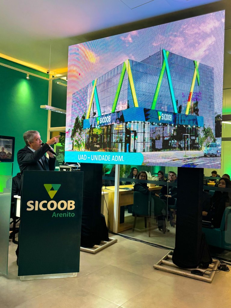 Reinauguração do SICOOB arenito